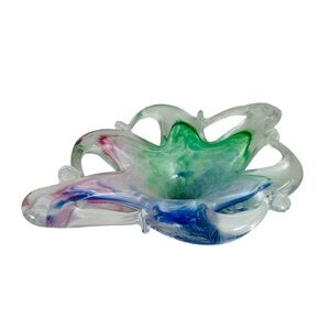Murano Multicolor starfish Glass Bowl